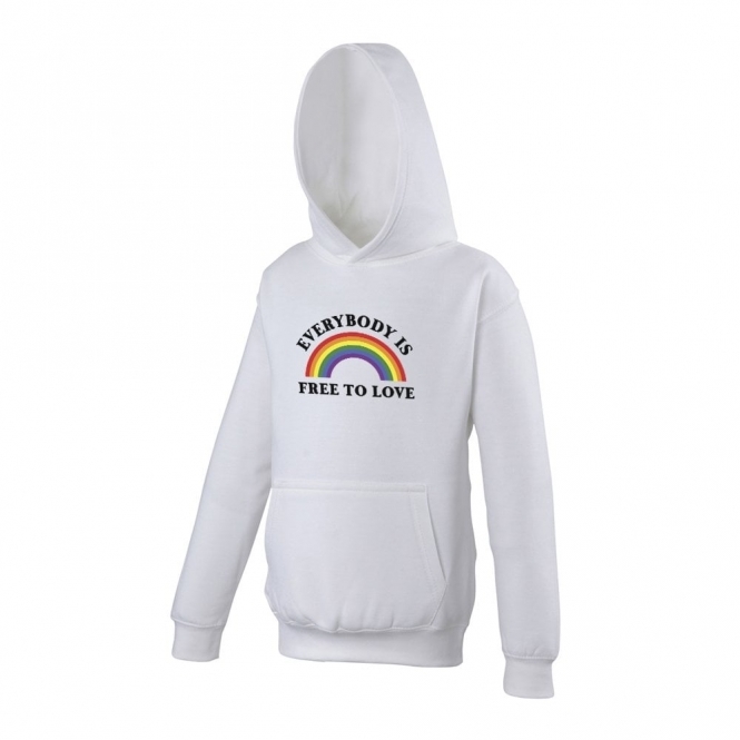 Everybody Is Free To Love Organic Hooded Sweatshirt