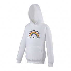 Everybody Is Free To Love Organic Hooded Sweatshirt