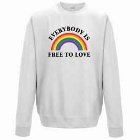 Everybody Is Free To Love Organic Sweatshirt