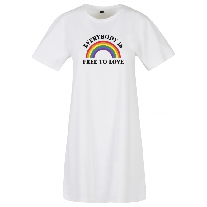 Everybody Is Free To Love Womens T-Shirt Dress