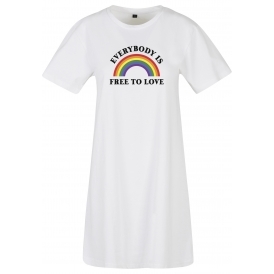Everybody Is Free To Love Womens T-Shirt Dress