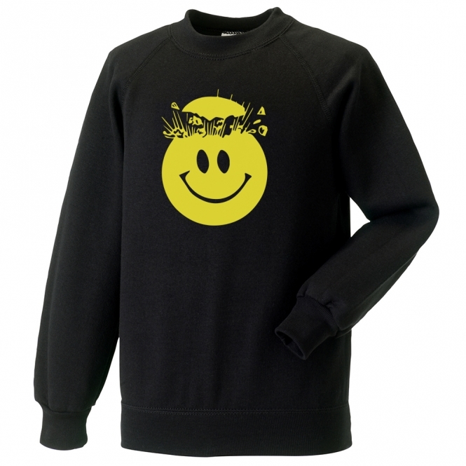 Exploding Acid Smiley Sweatshirt