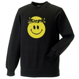 Exploding Acid Smiley Sweatshirt