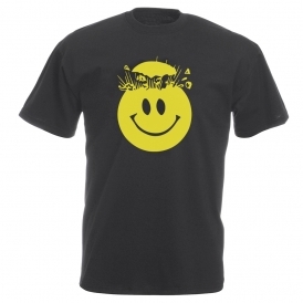 Exploding Acid Smiley Vintage Wash T-Shirt