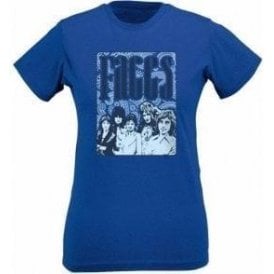 Faces 70's Collage Womens Slim Fit T-Shirt