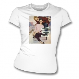 Feed Your Own Ego Womens Slim Fit T-Shirt