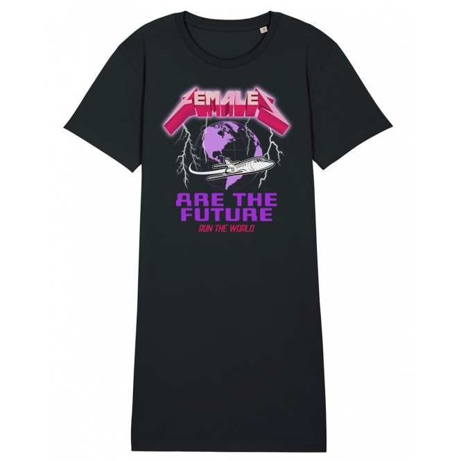 Females Are The Future Womens Organic T-Shirt Dress