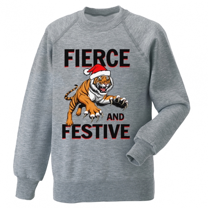 Fierce And Festive Christmas Jumper