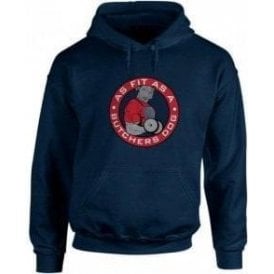 Fit As A Butcher's Dog Kids Hooded Sweatshirt