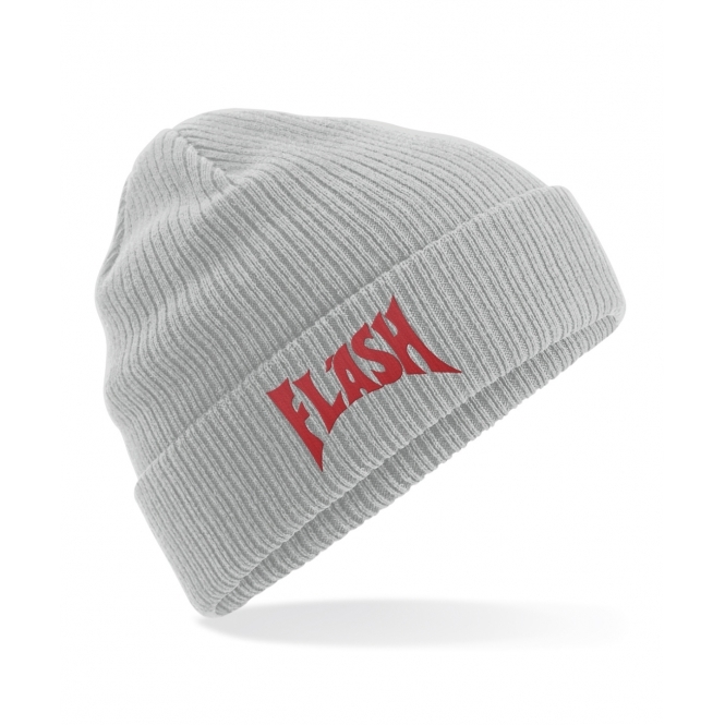 Flash (As Worn By Freddie Mercury, Queen) Embroidered Organic Cotton Beanie