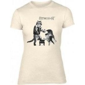 Fleetwood Cat Womens Slim Fit T-Shirt