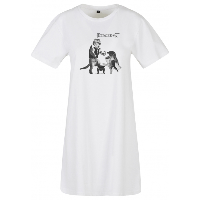 Fleetwood Cat Womens T-Shirt Dress