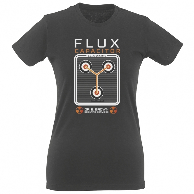 Flux Capacitor (Back To The Future Infuenced) Womens Slim Fit T-Shirt