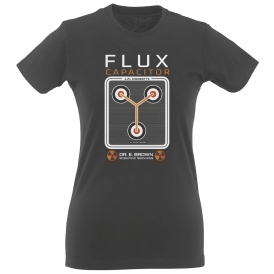 Flux Capacitor (Back To The Future Infuenced) Womens Slim Fit T-Shirt