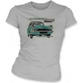 Ford Anglia Advert Womens Slim Fit T-Shirt