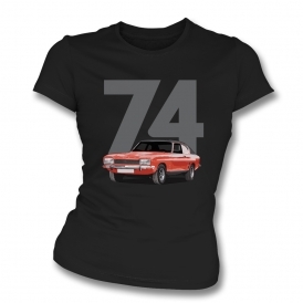 Ford Capri 74 MKII Womens Slim Fit T-Shirt