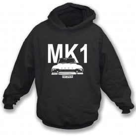 Ford Capri MK1 (Black) Hooded Sweatshirt
