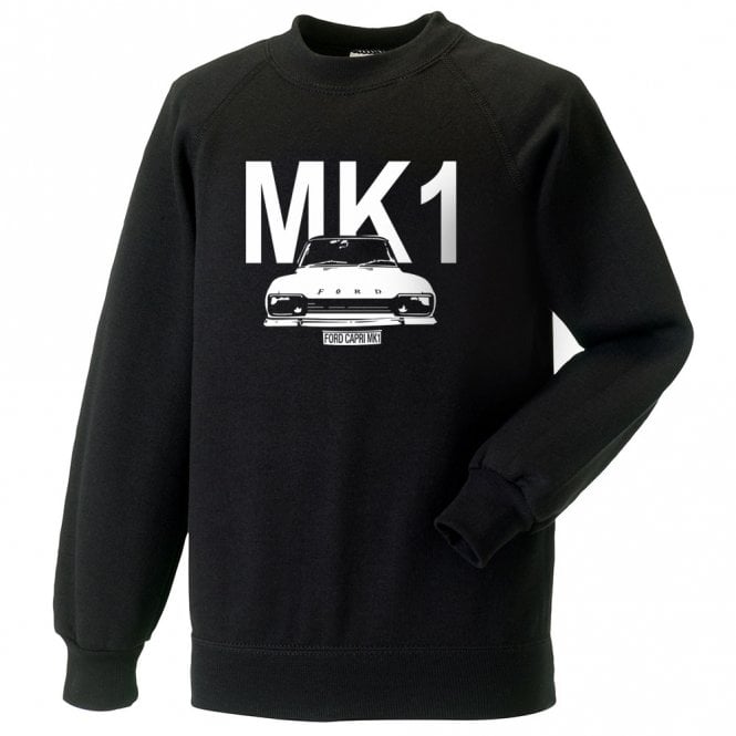 Ford Capri MK1 (Black) Kids Sweatshirt