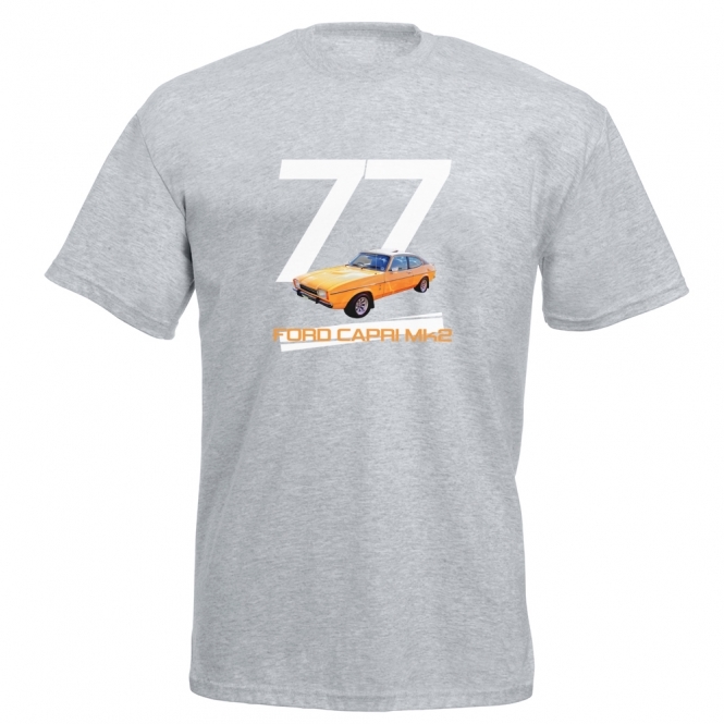 Ford Capri MKII (Orange Car) 1977 Kids T-Shirt