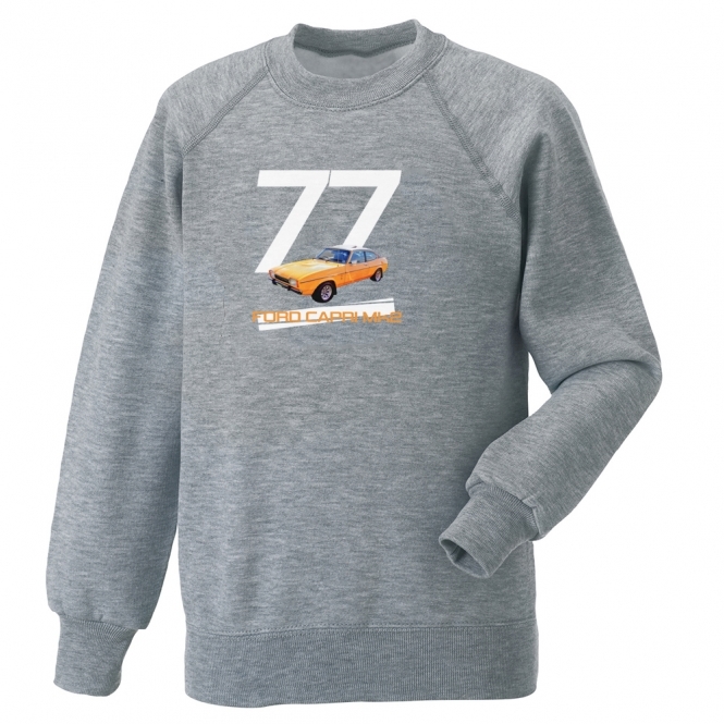 Ford Capri MKII (Orange Car) 1977 Sweatshirt