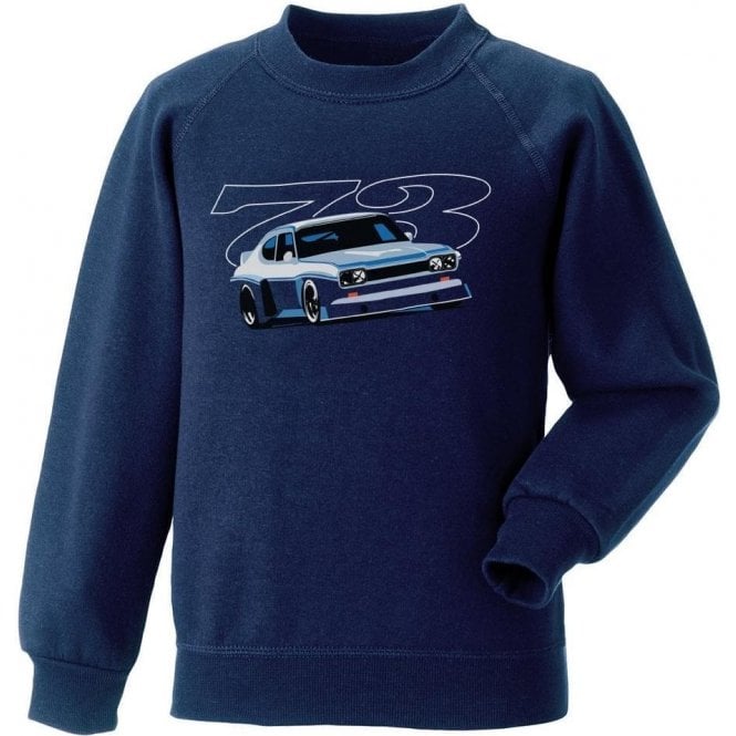 Ford Capri RS 1973 Kids Sweatshirt
