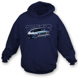 Ford Capri RS 1973 Organic Hooded Sweatshirt