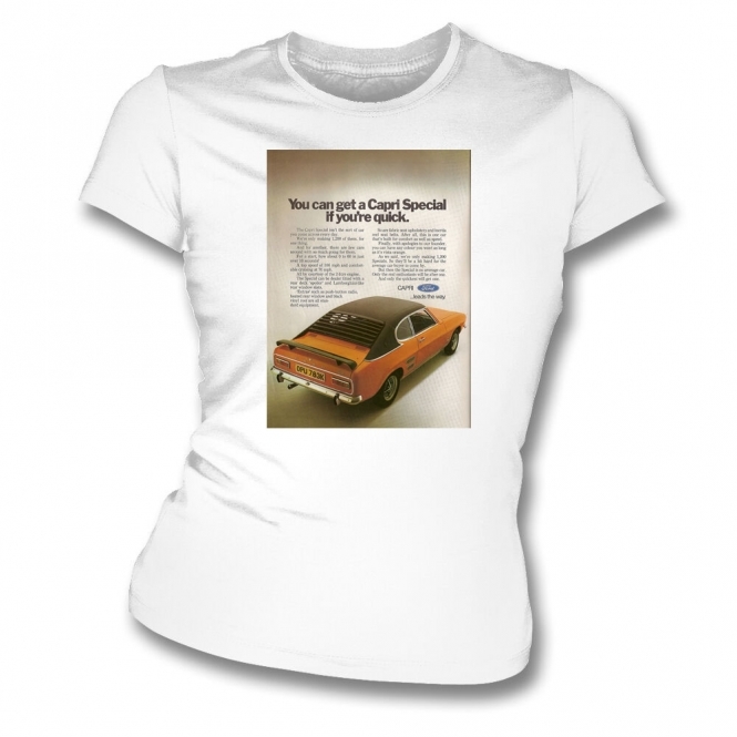 Ford Capri - Special Ad Womens Slim Fit T-Shirt