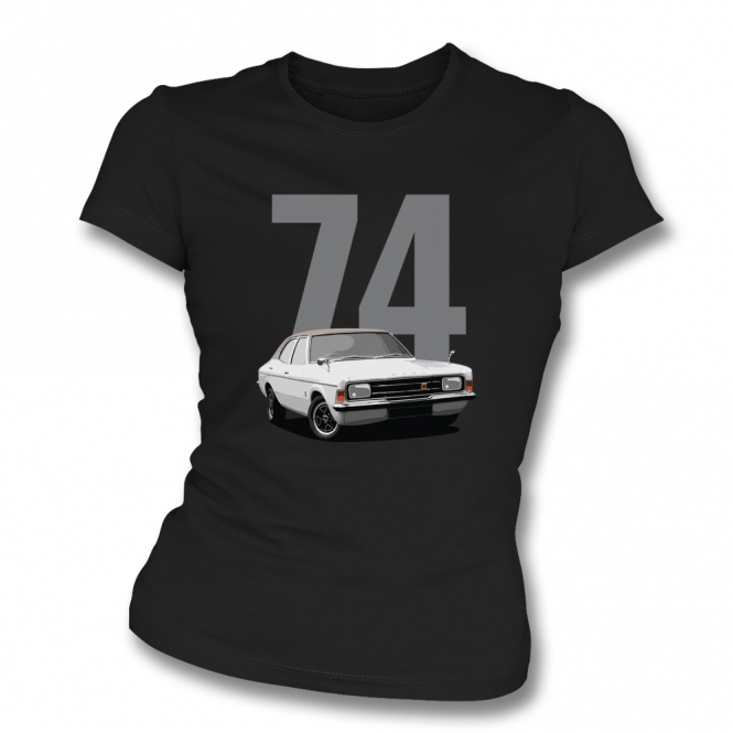 Ford Cortina 74 Womens Slim Fit T-Shirt
