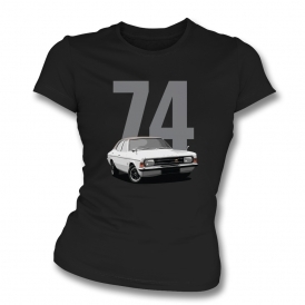 Ford Cortina 74 Womens Slim Fit T-Shirt