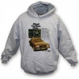Ford Cortina Ghia Ad Kids Hooded Sweatshirt