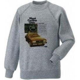 Ford Cortina Ghia Ad Kids Sweatshirt