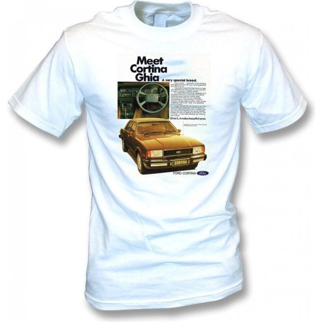 Ford Cortina Ghia Ad Kids T-Shirt