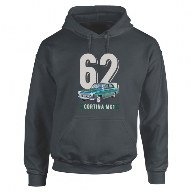 Ford Cortina MKI (Green Car) 1962 Hooded Sweatshirt