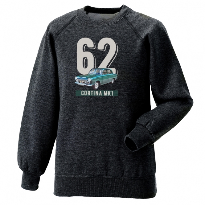 Ford Cortina MKI (Green Car) 1962 Kids Sweatshirt