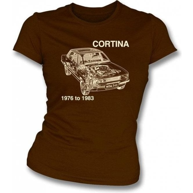 Ford Cortina Womens slimfit t-shirt