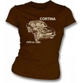 Ford Cortina Womens slimfit t-shirt