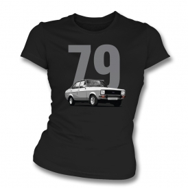 Ford Escort 79 Womens Slim Fit T-Shirt