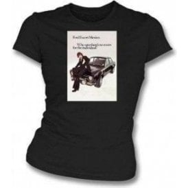 Ford Escort Mexico "Who Says There's No Room For The Individuals?" Ad Womens Slim Fit T-Shirt