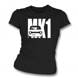 Ford Escort MK1 Womens Slim Fit T-Shirt