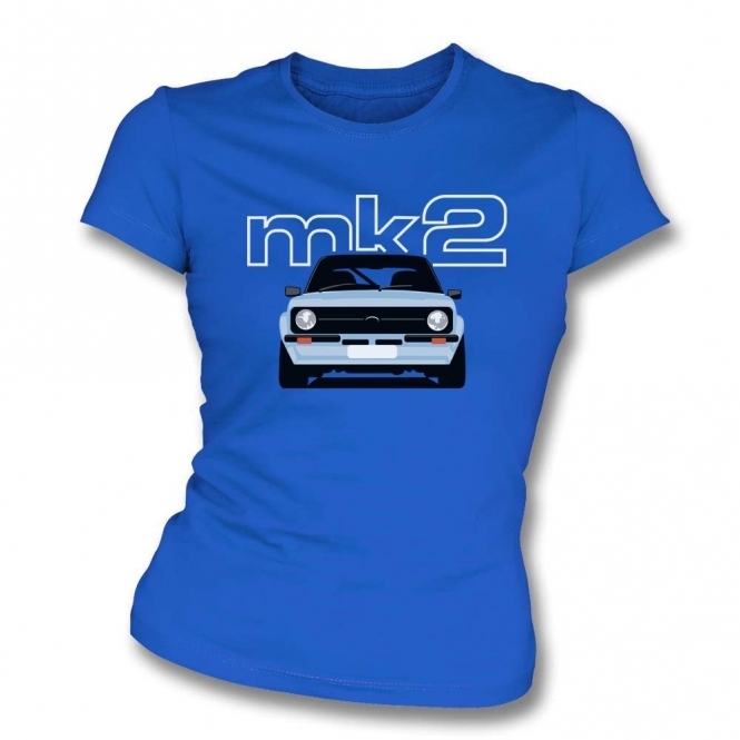 Ford Escort MK2 Organic Womens Slim Fit T-Shirt