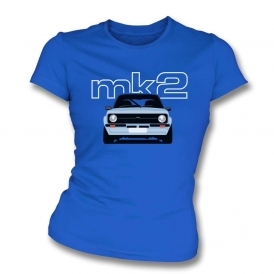 Ford Escort MK2 Organic Womens Slim Fit T-Shirt
