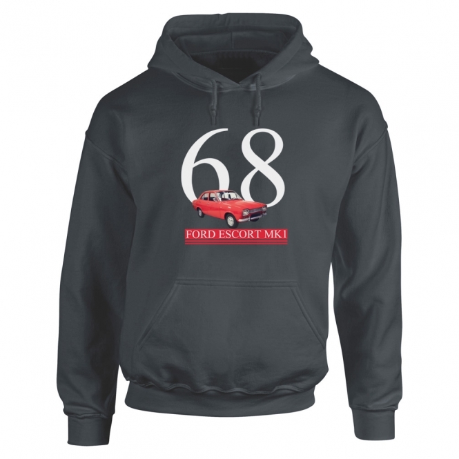 Ford Escort MKI (Red Car) 1968 Kids Hooded Sweatshirt