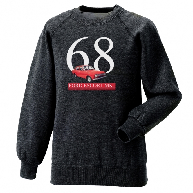 Ford Escort MKI (Red Car) 1968 Sweatshirt