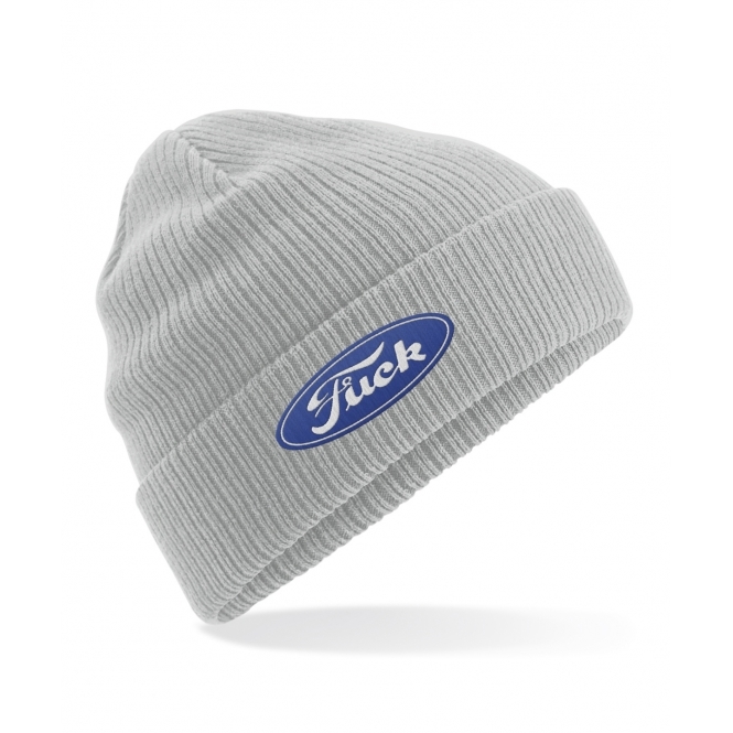 Ford F*ck (As Worn By Hugh Cornwell, The Stranglers) Embroidered Organic Cotton Beanie