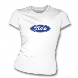 Ford F*ck (As Worn By Hugh Cornwell, The Stranglers) Organic Womens Slim Fit T-Shirt