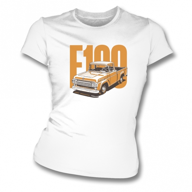 Ford F100 Womens Slim Fit T-Shirt