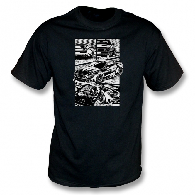 Ford Mustang S550 (Comic Style) Kids T-Shirt