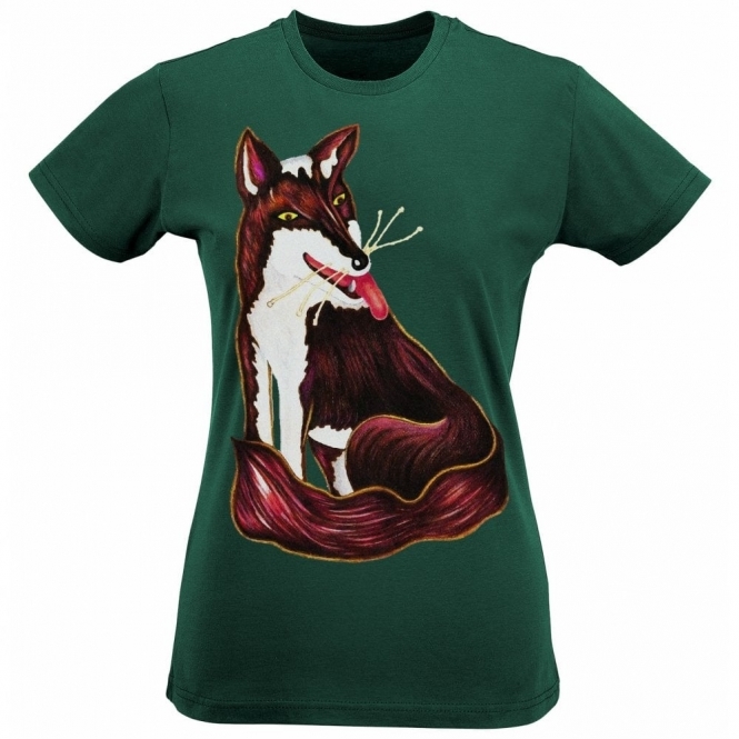 Fox (As Worn By Anni-Frid Lyngstad, ABBA) Organic Womens Slim Fit T-Shirt
