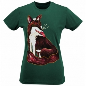 Fox (As Worn By Anni-Frid Lyngstad, ABBA) Organic Womens Slim Fit T-Shirt