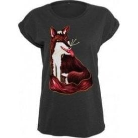 Fox (As Worn By Anni-Frid Lyngstad, ABBA) Womens Extended Shoulder T-Shirt